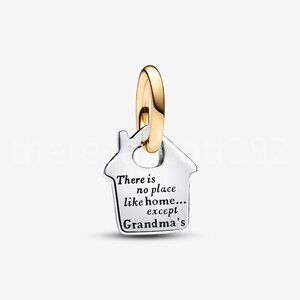 Pandora Two-tone Grandma's House Dangle Charm